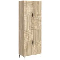 vidaXL Kast Set 2 st Bewerkt hout