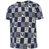 Hummel Shirt 'Janus' beige / navy
