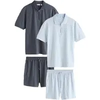 Next Joggingpak lichtblauw / antraciet