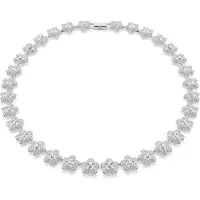 Swarovski Ketting zilver / transparant