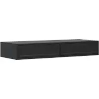 Selsey VELVETO – Kaptafel met lades, zwart, 110 cm