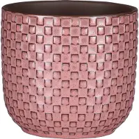 Mica Decorations Bloempot Daan Roze D 12 H 11 Cm