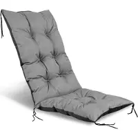 AIO Factory Tuinkussen 50x50x80 cm voor stoel waterdicht grijs