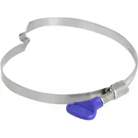 DeLOCK Butterfly Hose Clamp stainless 400 steel with bridge right-handed 80 - 100 mm 5 pieces