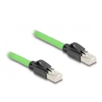 DeLOCK RJ45 Network Cable Cat.6A plug to plug SF/UTP suitable for drag chains PUR (TPU) 5 m green