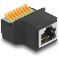 DeLOCK RJ45-aansluiting naar terminalblok met drukknop adapter - Deloc
