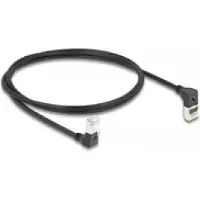 DeLOCK 80293 netwerkkabel Zwart 1 m Cat6a S/FTP (S-STP)