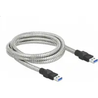 DeLOCK USB naar USB kabel - USB3.0 - tot 2A / metaal - 2 meter
