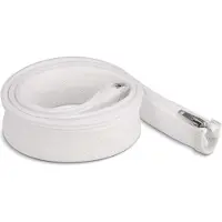 DeLOCK polyester kabelsleeve met ritssluiting | 30mm | hittebestendig | wit | 1 meter