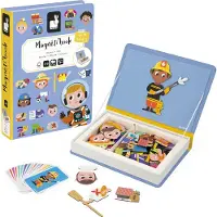 Janod - Magnetibook - Beroepen - Magneetboek Speelset