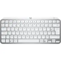 Logitech MX Keys Mini for Business toetsenbord RF-draadloos + Bluetooth AZERTY Frans Aluminium, Wit