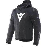 Dainese Super Sprint Air, stoffen jas ,Zwart/Wit ,54