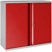 Phoenix SC Kast Staal 1 Plank Afsluitbaar 1.000 x 500 x 1.000 mm Grijs, rood