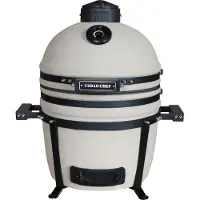 Urban Chef Kamado Barbecue Compact Deluxe Taupe D 40 H 61 Cm