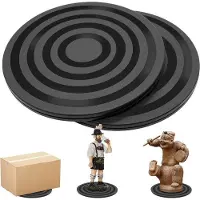 Merkloos Unyqoos️ 2 stuks draaitafel - 360° draaibaar - Universele draaischijf - 20 cm - Geschikt voor laptops, monitoren, televisies, luidsprekers, hobbyprojecten, planten, keuken