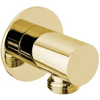 Sapho Douche-uitlaat, rond, dunne afdekking, goud