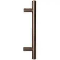 In-Door Deurgreep 630 / 300x200hoh rond briljant brons