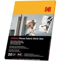 Kodak Set van 20 vellen zelfklevende Photo Fabric Stick Ups 10 x 15 cm matte afwerking