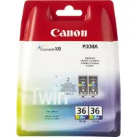 Canon Inktpatroon CLI-36 CL twin pack (origineel)