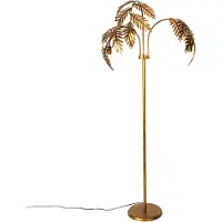 QAZQA Smart vloerlamp goud 193 cm 3-lichts incl. 3 Wifi P45 - Botanica
