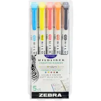 Zebra Mildliner 5-pack Friendly