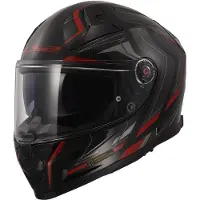 LS2 FF811 Vector II Alizer Zwart Rood Integraalhelm Maat S