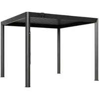 PRIMEYARD Pergola 3,5x3 m, lamellendak, antraciet