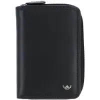 Golden Head Leren portemonnee Polo RFID Protect RV-Börse 3317 Schwarz zwart