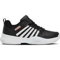 K-swiss Tennisschoen Women Court Express 2 Clay Black/White/Peach Parfait-Schoenmaat 37