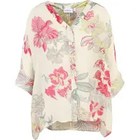 Comma Blouse beige / pasteelgeel / mintgroen / pink