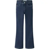Name It Kids KIDS NKFPOLLY bootcut jeans dark blue Blauw Meisjes Katoen Effen - maat 134