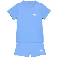 Adidas Originals sportset - blauw Jongens/Meisjes Katoen Ronde hals Printopdruk - maat 62