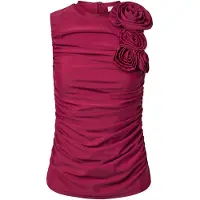 Y.A.S Y.A.S. Dames Tops & T-shirts Yasdona Sl Top - Bordeaux - Maat L