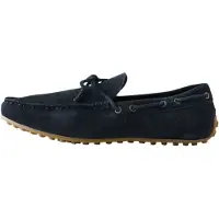 Next Mocassins camel / donkerblauw