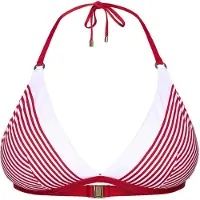 JOOP! Bikinitop ' Streifen ' rood / wit