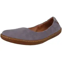 El naturalista Dames Leren ballerina's N5300 Koraal blauw-grijs leer (41), Plat, Geen, Casual 253003500005_0B0