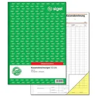 Sigel Kassarekening van Sigel SD006, zelfkopiërend, DIN A4, 2 x 40 vellen