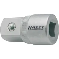 Hazet Vergrotingsstuk 958-1 · 1/2 inch (12,5 mm) vierkant hol · 3/4 inch (20 mm) vierkant massief · Lengte: 50 mm