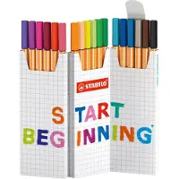 Stabilo Filzstifte - Stift 88 - 18 st. - Mehrfarbig - - One Size - Filzstifte