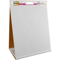 3M Super Sticky Flipoverblok met Staander Blanco Zelfklevend 50,8 x 58,4 cm Wit 20 Vellen