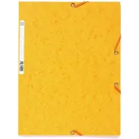 Exacompta 3-klepsmap 55509E A4 Karton Elastiek 24 (B) x 32 (H) cm Geel 25 Stuks