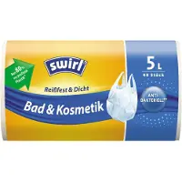 Swirl 14x Swirl Pedaalemmerzakken Badkamer Scheurvast & Lekvrij 5 Liter 40 Stuks