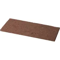 Nature - Japanse stapsteen - kastanjebruin - rubber - biels - H1,7 x 60 x 25cm