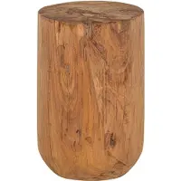 Woood Viri Bijzettafel - Hout - Naturel - 40x35x35