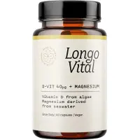 Longo Vital Daily Essentials D‑vitamin + Magnesium 60 stk.