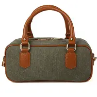 Giulia Schoudertas Militaire Groen Gouden Bruin