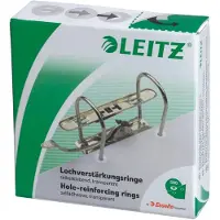 Leitz - Versterkingsringen 1706 kunststof 500 stuks transparant | 10 stuks