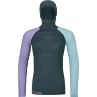 Ortovox - Women's 120 Comp Light Hoody - Merino-ondergoed M, blauw