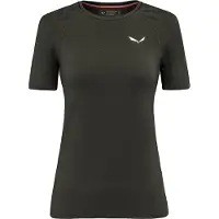 Salewa - Women's Cristallo Warm AMR Tee - Merino-ondergoed 36, olijfgroen