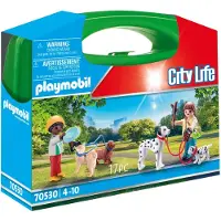 Playmobil 70530 DRAAGTAS BAMBINI CON CUCCIOLI (70530, Playmobil Stadsleven)